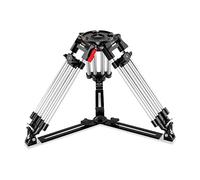 Trépied Robuste pour caméra bébé PROAIM Lever Friction HD Mitchell avec écarteur de Sol en Aluminium. Charge utile : 200 kg/440 LB. Hauteur de Travail de 15 à 86 cm. Pieds à Pointes (P-LLBT-MTCL)