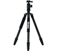 Rollei Trépied carbone C5i – Rotule panoramique, pointes intégrées, compatible ARCA‑SWISS, 8 kg, Noir