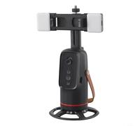 Trépied rotatif à 360 degrés, suivi automatique du visage, batterie rechargeable avec 2 à 5 à 3 heures d'autonomie, convient aux smartphones de 65 à 90 mm pour la création de contenu vidéo (Q03V