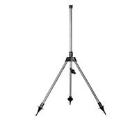 Trépied rotatif en acier inoxydable pour jardin et pelouse avec hauteur réglable et portée de pulvérisation, base en métal résistant pour une utilisation durable en extérieur (B)