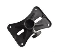 Trépied rotatif en plastique de 35 mm pour DJ PA avec base de support sécurisée, angle réglable pour une direction sonore optimale, noir 175 x 110 mm, compatible