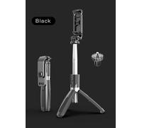 Trépied Selfie Stick sans fil,monopode pliable,support universel pour Xiaomi Mi Redmi Huawei Honor iPhone 11 Samsung Gopro Go Pro 9 - Type Black-with Tripod