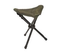 Trepied / siège de repos 3 pieds alu pliant vert olive