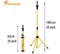 Trépied Simnient Réglable Outil De Support De Perruques Et Tête De Mannequin Pour Les Exercices D'entraînement Des Coiffeurs,Meilleure Vente - Type 140cm Golden A