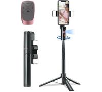 Trépied smartphone avec suivi automatique 360°, télécommande Bluetooth, support extensible, idéal pour TikTok, YouTube et vlog