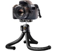 Trepied Smartphone Flexible, Trépied Appareil Photo Mini Portable Tête pivotante à 360° Tripod Telephone pour iPhone Samsung, Xiaomi, Canon, Sony Camera