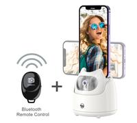Trépied stabilisateur de suivi du visage automatique,rotation à 360 °,support de téléphone pour tablette,PC,Vlog Live Selfie Stick,vidéo de suivi - Type Q5-WH-RM