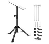 Trépied Starlink Gen 3 - Kit de Montage Portable Avec Adaptateur de Tuyau et Perche Télescopique 60-95 cm - Compatible Avec Parabole Standard V3