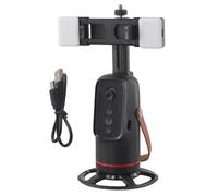 Trépied Suiveur pour Téléphone | Support Rechargeable À Rotation 360 Degrés | avec Détecteur de Mouvement | pour Streaming en Direct, Selfie, Vidéo, Appels, Photographie, Conférence