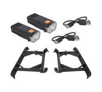 Trépied surélevé et projecteur double LED pour DJI 4 Pro, extension de train d'atterrissage avec feux de nuit, kit de support stable au décollage, noir