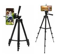 Trépied téléphone et Appareil Photo 110 cm Universel Réglable 360° Léger Compatible iPhone Samsung Canon Nikon Sony GoPro
