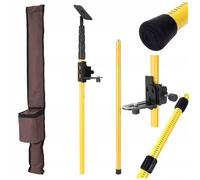 Trépied Télescopique 285 cm - Filetage 5/8"" | Hauteur Réglable | Compatible Niveaux Laser Rosfix et Autres