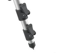 Trépied télescopique en aluminium pour canne à pêche Rouge 120 cm