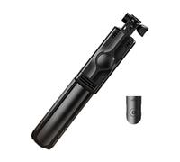 Trépied télescopique pour appareil photo - Support de téléphone pour selfie, perche à distance bluetoth | Kit d'outils de création de contenu angulaire, enregistrement mobile contrôlé sans fil avec