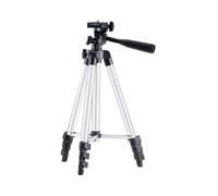 Trépied télescopique pour niveau laser - VIREX® - Argent - 1 pièce - Alliage d'aluminium ABS - Hauteur max 103 cm