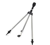 Trépied Tête d'arrosage avec base en métal Design anti-fuite Raccord de tuyau multiple Modèles de pulvérisation réglables Arrosage Trépied rotatif extérieur Arroseur