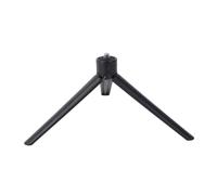 Trépied universel en plastique noir pour téléphone portable, Support de Base rotatif pour appareil photo de bureau