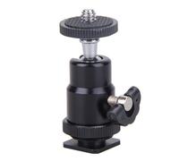 Trépied universel pour caméra, Mini rotule, support de Flash, adaptateur pour chaussures, tête sphérique avec verrou, convient à toutes les caméras, 1/4