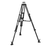 Manfrotto Trépied vidéo MVTTWINMA aluminium double tube, entretoise mi-hauteur, bol 100/75mm