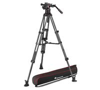 Trépied vidéo Manfrotto NITROTECH 612 en fibre de carbone noir
