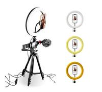 Trépied Vlogging Kit Et Livestreaming Avec Anneau Lumineux Vlog 550 De Wi-light