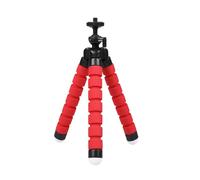 Trépieds flexibles Black Max Mini Octopus,GoPro Fore12,11,10,9,8,7,Go Pro 6,5,YI,Eken,SJ,Capture d'écran,DBPOWER,AKASO,Accessoires de trépied - Type Only Red