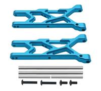 TREPMEUN Bras de Suspension inférieur Avant en Alliage 2 pièces/Ensemble for 1/10 for ARR-MA 3s et for Mega550 for Vor-teks for pièce de Mise à Niveau Sen-Ton(Blau)