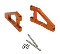 TREPMEUN Bras de Suspension supérieur Avant 2 pièces for Voiture radiocommandée, modèle réduit de Voiture de Loisir 1/10 Fs Racing Buggy Desert Buggy 512007(Orange)