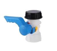TREPMEUN Vanne Papillon for réservoir IBC DN40/50/80 62/75/100 mm, Adaptateur de vidange d'eau en Plastique(1 UK)