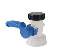 TREPMEUN Vanne Papillon for réservoir IBC DN40/50/80 62/75/100 mm, Adaptateur de vidange d'eau en Plastique(2)