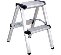 TREPPE Échelle en Aluminium Pliable Ciseaux Double Face 2 marches