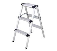 TREPPE Échelle en Aluminium Pliable Ciseaux Double Face 3 marches
