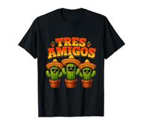 Tres Amigos Cactus Funny Cinco de Mayo T-Shirt
