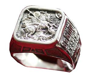 Trés Belle Chevalière de Saint Georges Victorieux des Forces du Mal (Taille 60)