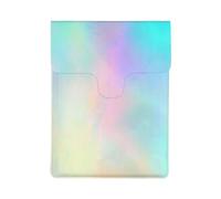 Très Belle Feuille holographique à Texture Arc-en-Ciel,Housse en Cuir synthétique pour Ordinateur Portable, Sacoche pour Ordinateur Portable, Sacoche pour Tablette