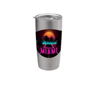 Tres Cero Cinco | Bienvenue à Miami 305 Gobelet isotherme en acier inoxydable double paroi