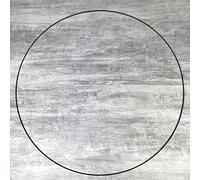 Très Grand Cercle XXL métallique noir, diam. 100 cm pour abat-jour, Anneau epoxy Attrape rêves