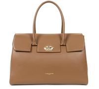 Lancaster Paris Sac porte-épaule Milano Ref 55268 camel 40x27x15 à rabat avec fermoir