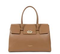 Sac cabas épaule A rabat avec fermoir XL Foulonne Milano Lancaster 547-57 Marron