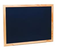 Tres Grand Tableau noir en bois avec plumier 88 x 66 cm - Ardoise murale a craie enfant - Jeu creatif, dessins - Jeujura