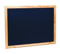 Tres Grand Tableau noir en bois avec plumier 88 x 66 cm - Ardoise murale a craie enfant - Jeu creatif, dessins - Jeujura
