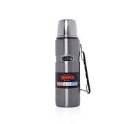 Thermos Très Grande flasque de 1,2 L en Acier Inoxydable, Acier Inoxydable, Gun Metal, 9.4 x 10.5 x 31 cm
