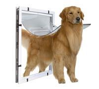 Très grande porte pour animal domestique pour un accès facile à l'intérieur et à l'extérieur - Durable, facile à installer pour les grandes races comme les golden retrievers et les huskies