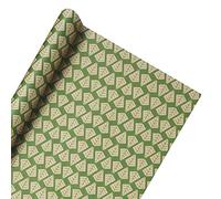 Très gros Rouleau 50m papier cadeau KRAFT Sapin Vert CLAIREFONTAINE