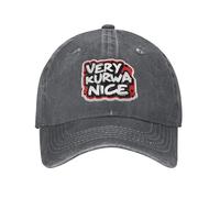 Très Kurwa Nice Casquettes Retro Casquettes De Baseball Confortable Sunhat pour Course À Pied Golf Extérieur