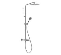 Tres Lex-Tres ensemble de douche mural avec thermostat oui chrome 1.90.214