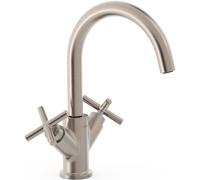 Tres Mont Blanc mitigeur de lavabo sur pied acier 28320301AC