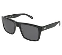 Tres Noir Eyewear Co. Primo Lunettes de soleil larges, Noir