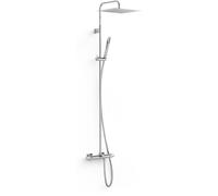 Tres Over-Wall ensemble de douche mural avec thermostat oui chrome 19031205