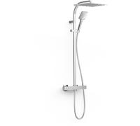 Tres Over-Wall ensemble de douche mural avec thermostat oui chrome 19039309